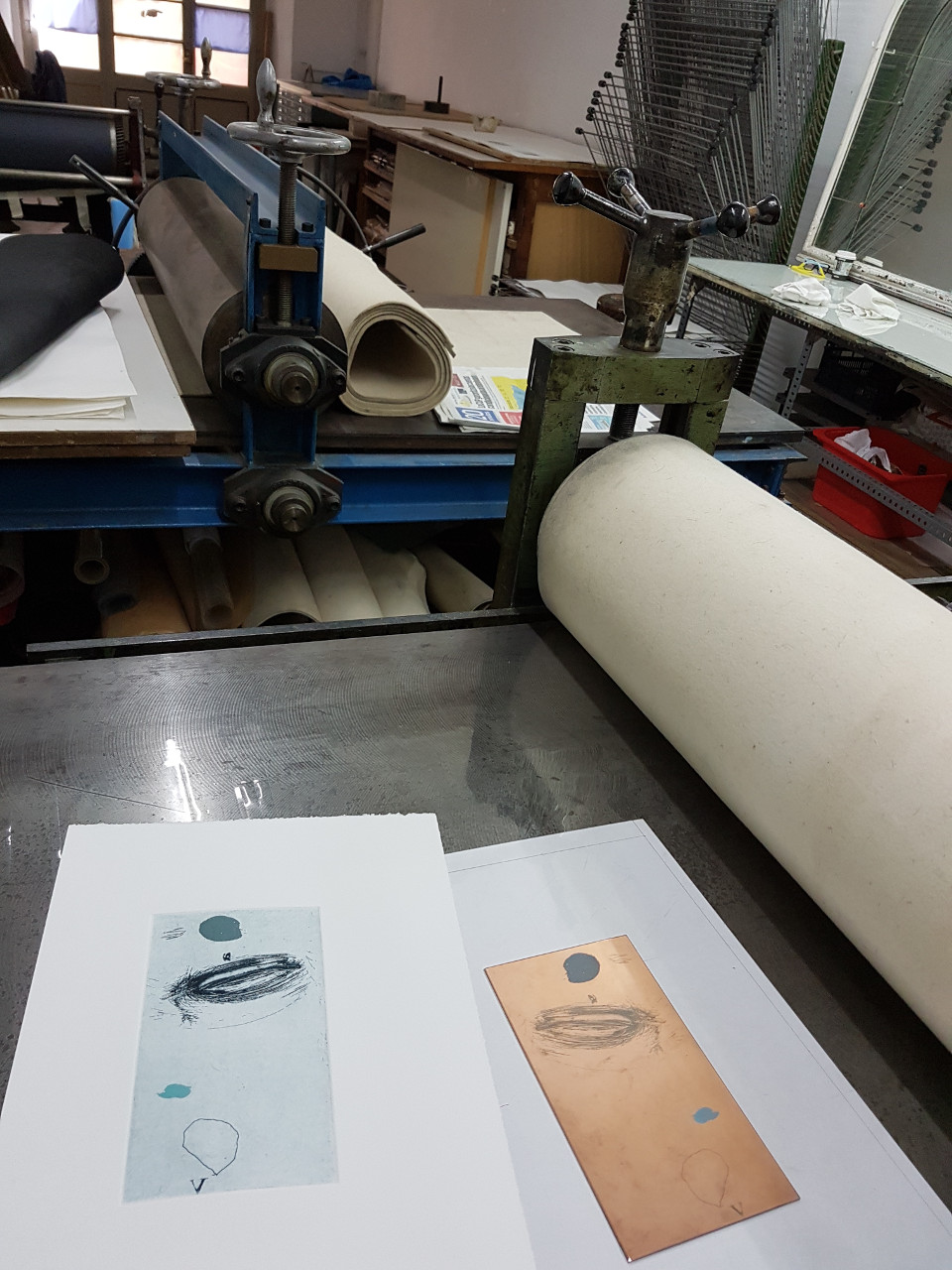 The printmaking process – beA mAhAn
