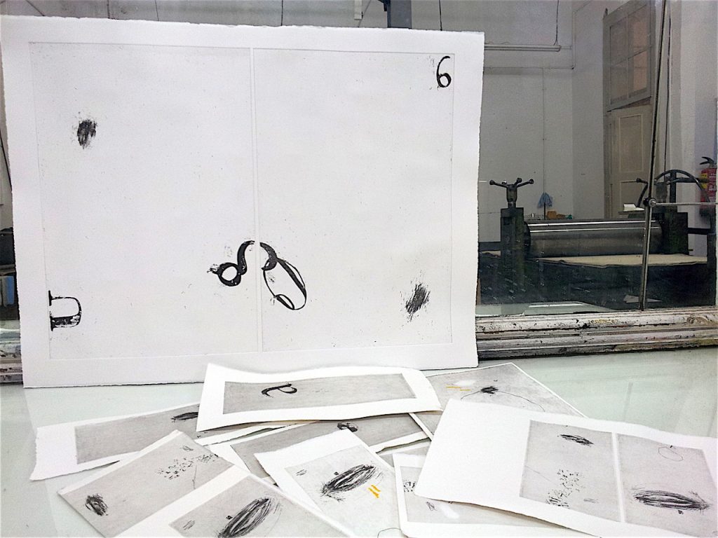 The printmaking process