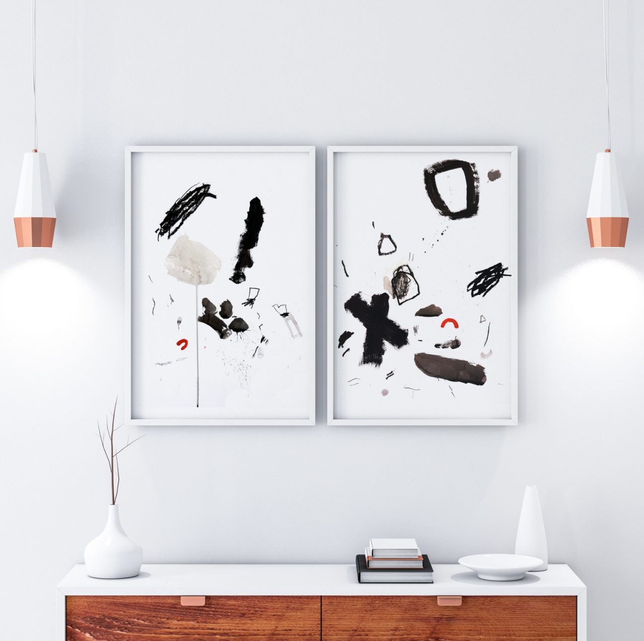 Black and White Wall Decor – beA mAhAn