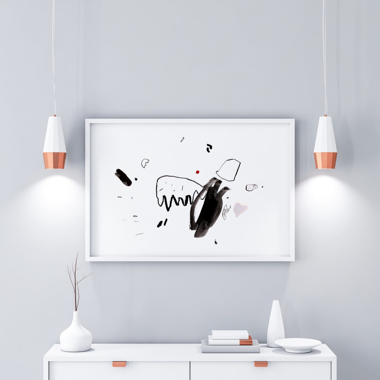 Black and White Wall Decor – beA mAhAn