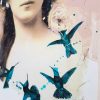 Necklace of Birds - Painting on Wood - Image 3