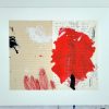 Broken Heart I - Painting on Vintage Handwritten Letter - Image 3
