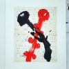 Broken Heart II- Painting on Vintage Handwritten Letter - Image 2