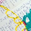 Colorful Letter - Drawing on Vintage Handwritten Letter - Image 4