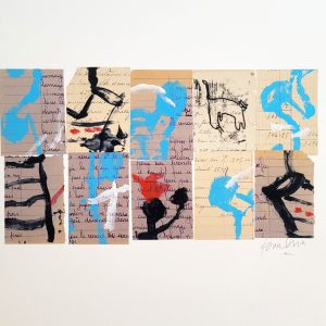 Story I - Painting on Vintage Paper