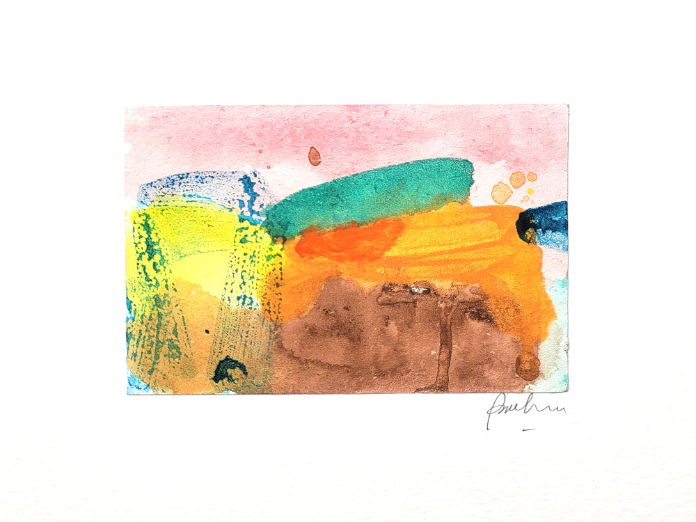 Imaginary Landscape III - Painting on Paper