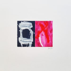 Fragmented Landscape - Painting on Paper
