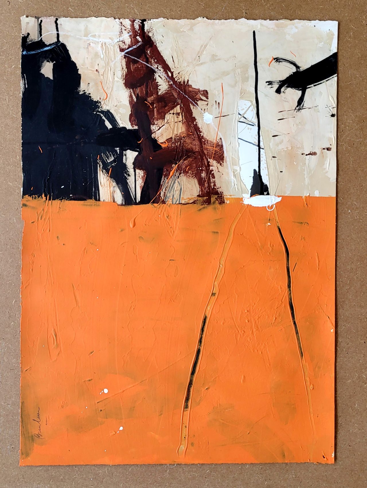 Prehistory - Painting on Paper - Image 2