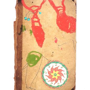 Landscape III - Drawing on Vintage Card