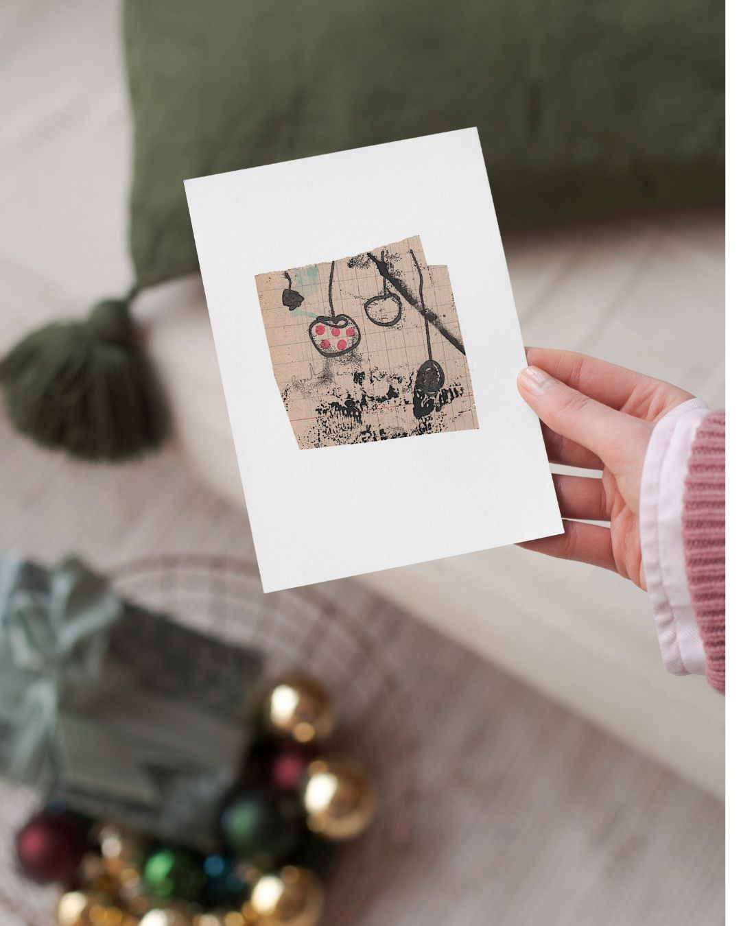 Handmade Christmas Card - Card XI - Printable Edition - Image 2