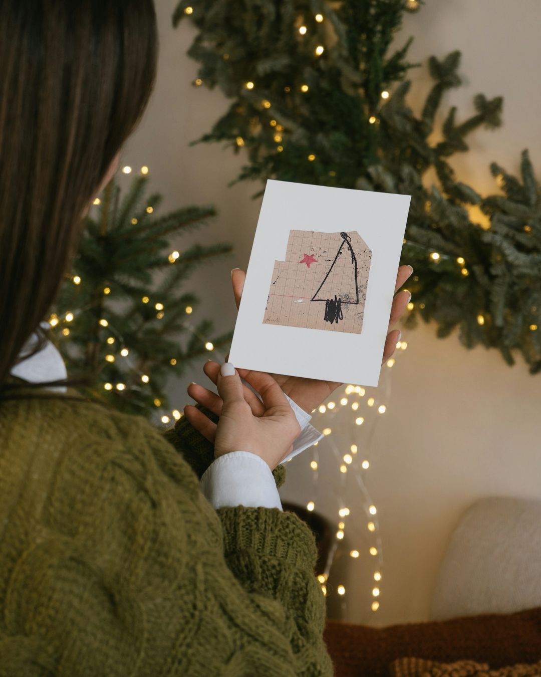 Handmade Christmas Card - Card XIV - Printable Edition - Image 2